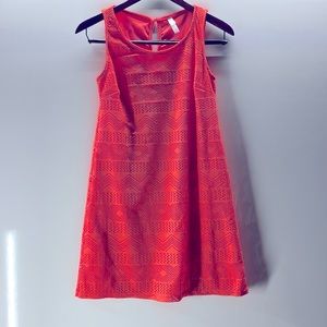 Xhilaration Women's Neon Peach Sleeveless Dress size S